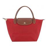 Long Champ Le Pliage Leather Handbag