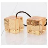Louis Vuitton Cube Hair Tie