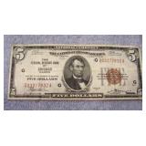 1929 $5 Chicago Federal Reserve Bank Note