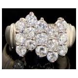 Platinum 1.53 ct Natural Diamond Ring