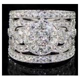 18k Gold 2.00 ct Natural Brilliant VS Diamond Ring