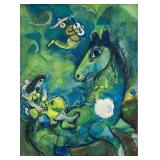 Le Cheval a la Lune Giclee Canvas by March Chagall