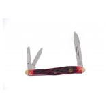 Hen & ROoster REd Picked Bone Knife