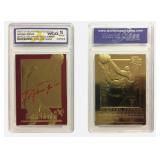 23K Gold Michael Jordan Skybox Card