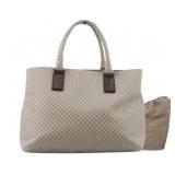 Bottega Veneta Intrecciato Print Tote Bag