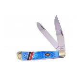 Blackhills Steel Blue & Red Pickbone Trapper