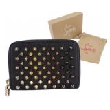 Christian Louboutin Black Studded Coin Purse