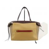 Celine Small Tricolor Ring Satchel Tote Bag