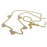 Brilliant 1.00 ct VS Diamond Heart Necklace