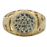 10kt Gold Diamond Accent Dinner Ring