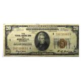 1929 $20 Minneapolis Federal Reserve Bank Note