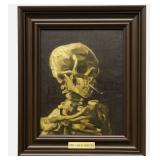 Smoking Skeleton Hand Highlighted Studio Van Gogh