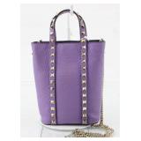 Valentino Lock Studded Tote Bag