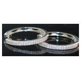 Quality 1/4 ct Natural Diamond Hoop Earrings