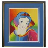Snow White Framed Giclee by Peter Max