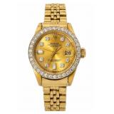 Rolex 18kt Gold Oyster Datejust Lady President