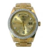 Rolex 1803 18kt Gold Day-Date President 36 Watch