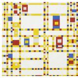 Broadyway Boogie-Woogie Canvas by Piet Mondrian