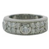 Brilliant 1.62 ct Diamond Designer Ring