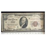 1929 $10 Chicago Federal Reserve Bank Note