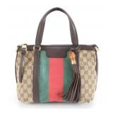 Gucci GG Canvas Bamboo Shoulder Bag