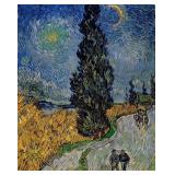 Road w/Cypress & Star Vincent Van Gogh Studio EDT