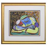 Sleeping Girl Framed Giclee by Pablo Picasso
