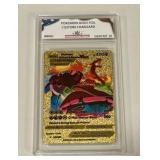 Pokï¿½mon Gold Custom Charizard Card