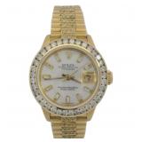 Rolex 18k Gold 6917 Lady President 26 Watch