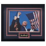 Donald J. Trump Assassination Attempt Framed Photo