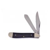 Whitetail Cutlery Buffalo Horn Leg Trapper Knife