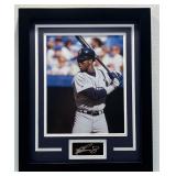 Ken Griffey Jr Framed Photo W/ Facsimile Signature