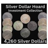Massive Silver Peace Dollar Hoard