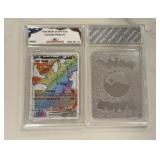 Pokï¿½mon Silver Foil Custom Pikachu Card