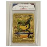 Pokï¿½mon Gold Custom Pikachu Card