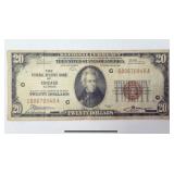 1929 $20 Chicago Federal Reserve Bank Note