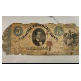 $5 Virginia Treasury Note