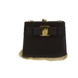 Ferragamo Leather Chain Shoulder Bag