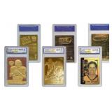 Tom Brady NFL Gold Card Lot
