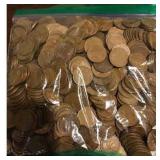 500 Lincoln Wheat Penny Cents