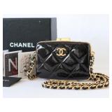 Chanel Matelasse Enamel Chain Shoulder Bag