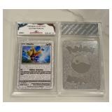 Pokï¿½mon Silver Foil Custom Pikachu Card