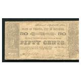 1862 50 Cent Virginia Note