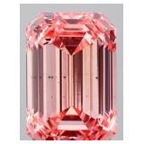 Emerald Pink Cut 0.93 ct VS Lab Diamond