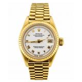 Rolex 18kt Gold Oyster 69178 Lady President