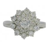 Platinum 1.01 ct Natural Brilliant Diamond Ring