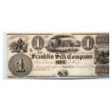 1837 The Franklin Silk Company Dollar