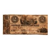 1838 $2 Orphan Institute Bank OH Note