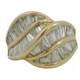 18k Gold 2.80 ct Natural Brilliant VS Diamond Ring