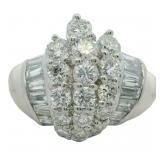 Platinum 2.32 ct Natural VS Brilliant Diamond Ring